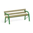 Sitzbank mit Stahlprofil